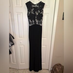 Windsor Black Lace floor length gown